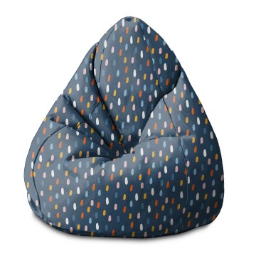 Sitzsack Pearshape Colorful Rain