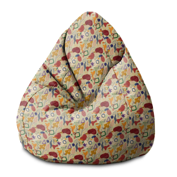 Sitzsack Pearshape Abstract Fruits