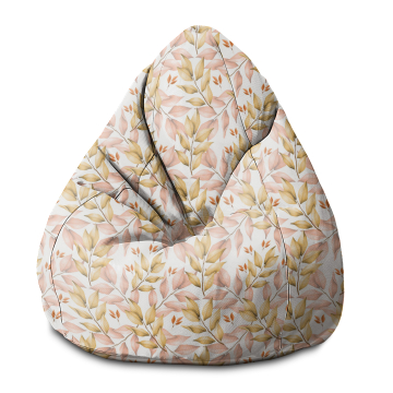 Sitzsack Pearshape Autumn Gold Leaves