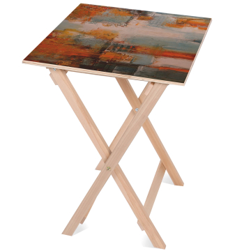 Holztisch Abstract Art