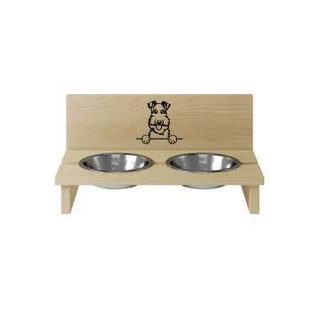 Hundenapfständer Fox Terriers