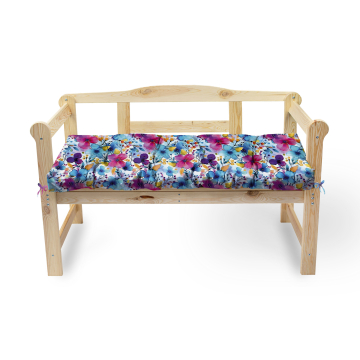 Sitzkissen für Gartenbank Big Flowers