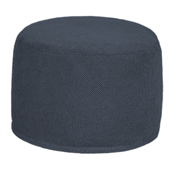 Sitzsack runder Fußhocker Curio Cold Blue
