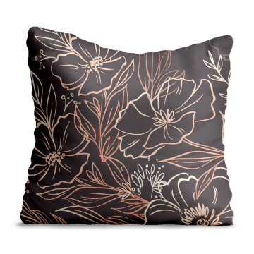 Kissen Dark Flowers Mystery
