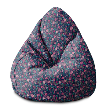 Sitzsack Pearshape Pink Meadow