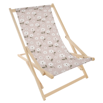 Holz Schaukelstuhl Light Flowers