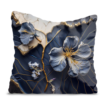 Kissen Dark Flowers