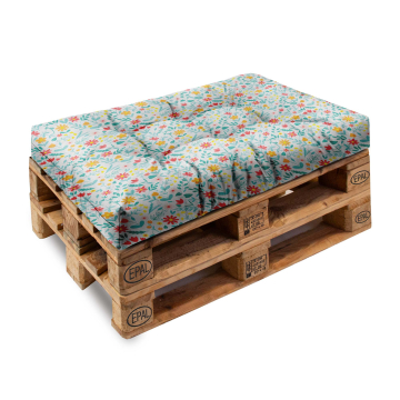 Sitzkissen für Europalette Floral Adventure