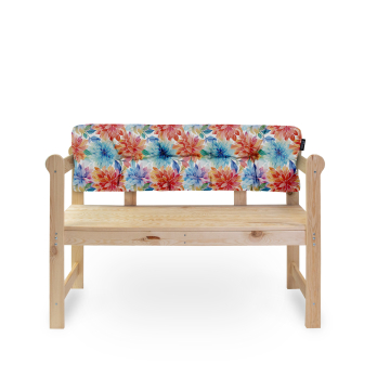 Rückenkissen für Gartenbank Floral Background