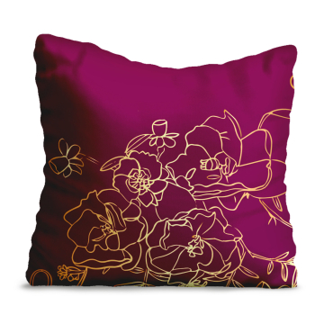 Kissen Gold Roses