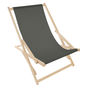 Holz Schaukelstuhl Grey