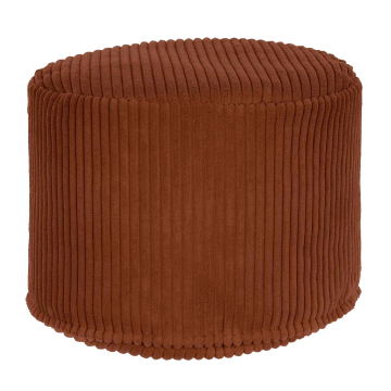 Sitzsack runder Fußhocker Lincoln Indian Tan