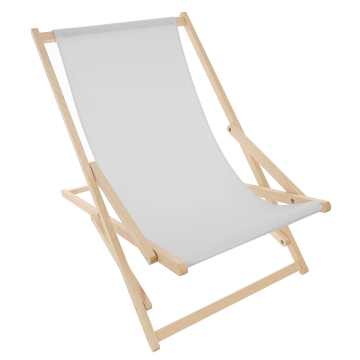 Holz Schaukelstuhl Pale Grey