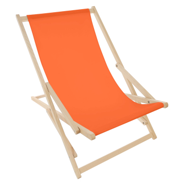 Holz Schaukelstuhl Orange