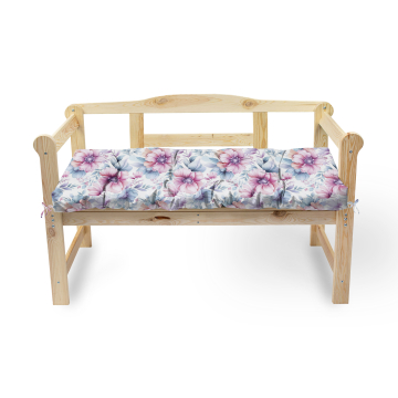 Sitzkissen für Gartenbank Pastel Flowers