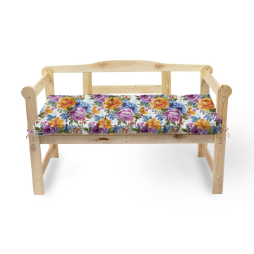 Sitzkissen für Gartenbank Petals in the Sun