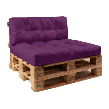 Kissen-Set für Europalette Purple