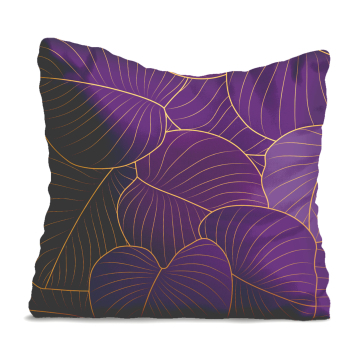 Kissen Purple Leaves