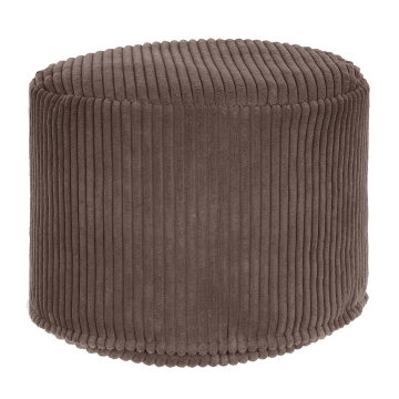 Sitzsack runder Fußhocker Lincoln Roasted Cocoa