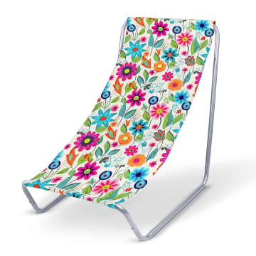 Metall-Liegestuhl Small Spring Flowers