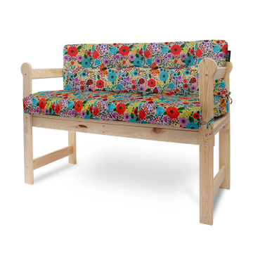 Kissen-Set für Gartenbank Spring Flowers