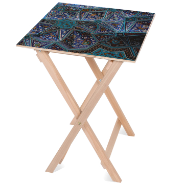 Holztisch Pattern Star