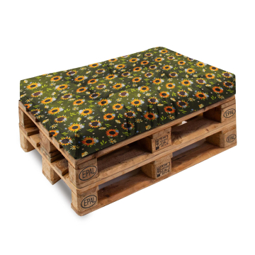 Sitzkissen für Europalette Sunflowers
