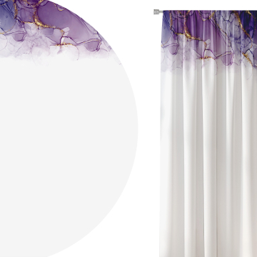 Vorhang Watercolor Abstract Violet