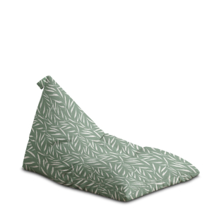 Sitzsack Triangle Abstract Brush Leaves