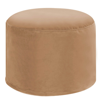 Sitzsack runder Fußhocker Riviera Almond