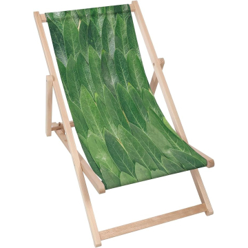 Holz liegestuhl Green Leaf Symmetry