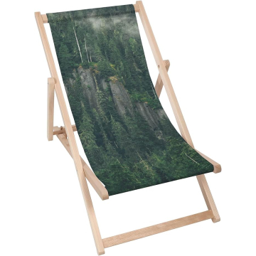 Holz liegestuhl Rain Forest