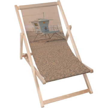 Holz liegestuhl Blue Lifeguard Tower