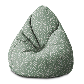Sitzsack Pearshape Abstract Brush Leaves