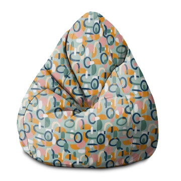 Sitzsack Pearshape Abstract Cut Out