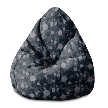 Sitzsack Pearshape Fatasy Flowers