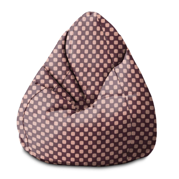 Sitzsack Pearshape Geometric Squares