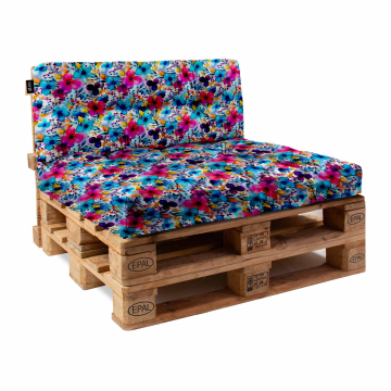 Kissen-Set für Europalette Big Flowers