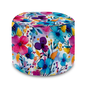 Sitzsack runde fußhocker Big Flowers