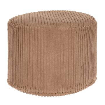 Sitzsack runder Fußhocker Lincoln Brown Bear