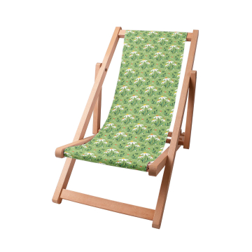 Holz liegestuhl Ornament Chamomile