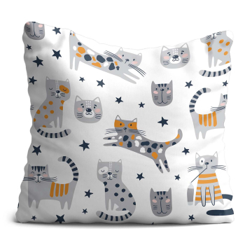 Kissen Cartoon Funny Cats