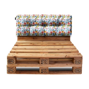 Rückenkissen für Europalette Floral Fantasy