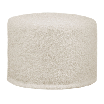 Sitzsack runder Fußhocker Now or Never Mountain China White