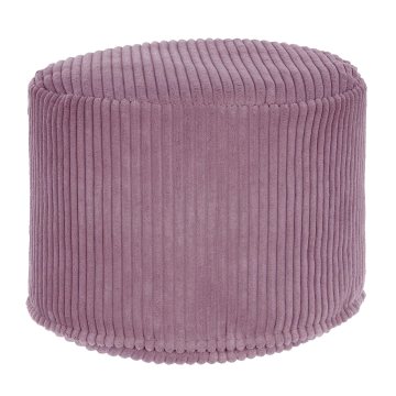 Sitzsack runder Fußhocker Lincoln Plum Smoothie
