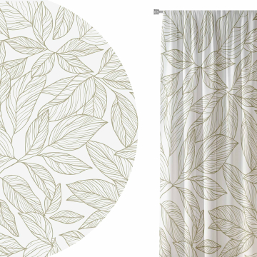 Vorhang Scandinavian Leaves