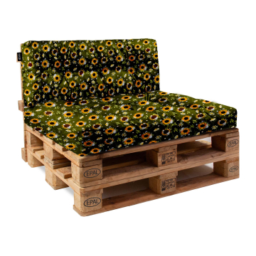 Kissen-Set für Europalette Sunflowers