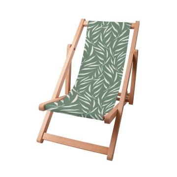 Holz liegestuhl Abstract Brush Leaves