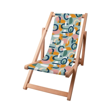 Holz liegestuhl Abstract Cut Out