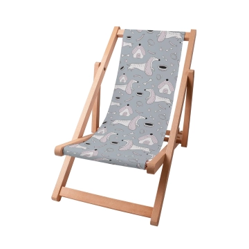 Holz liegestuhl Dachshund Dog